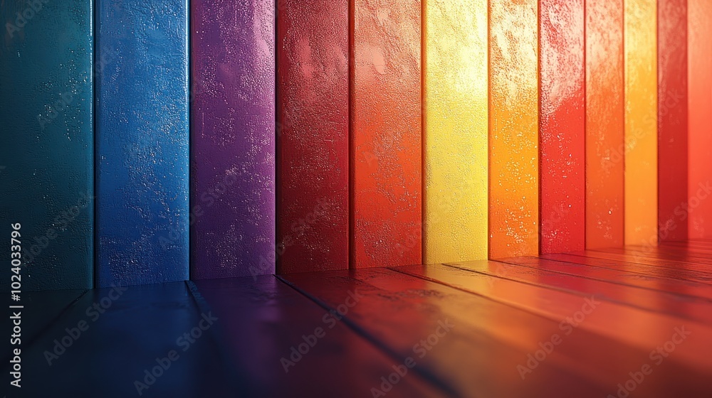 Abstract background with a rainbow color gradient, perfect for presentations or website designs. Abstract background with a rainbow color gradient, perfect for presentations or website designs.
