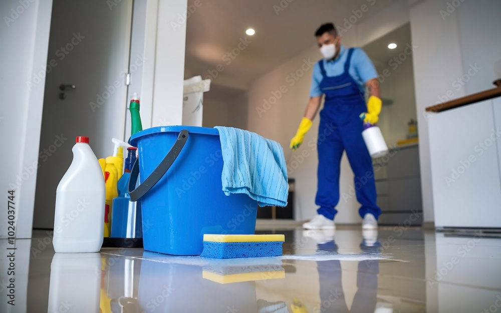 person cleaning floor person cleaning floor