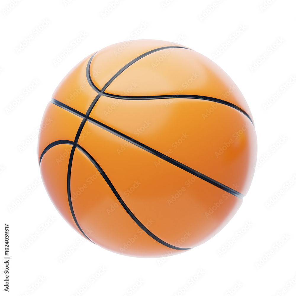 3D Basketball Ready for Game Play 3D Basketball Ready for Game Play
