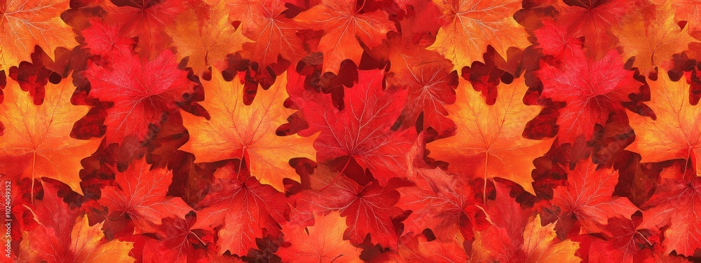 Vibrant autumn leaves in a stunning array of colors and textures Vibrant autumn leaves in a stunning array of colors and textures