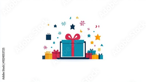 Affiliate marketing, partners promoting products online, flat design illustration