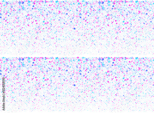 カラフルなドットグラデーションのポップなシームレスパターン