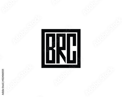 BRC logo design vector template. BRC