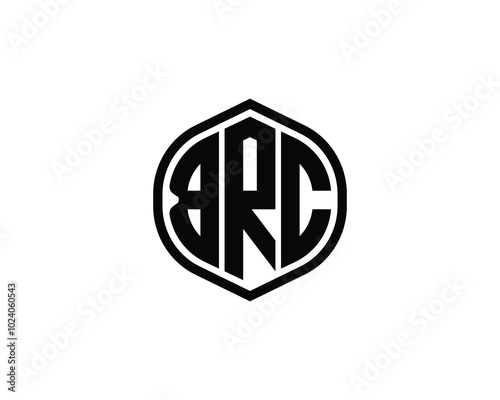 BRC logo design vector template. BRC