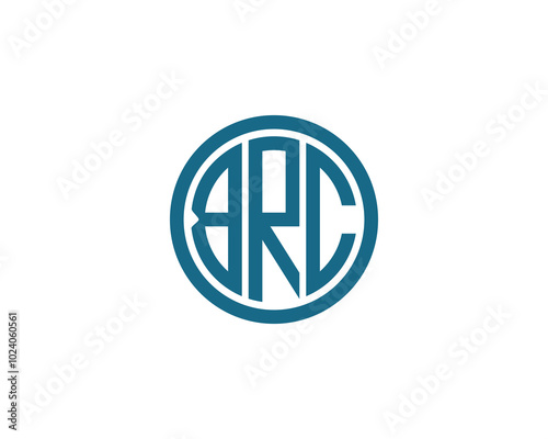 BRC logo design vector template. BRC