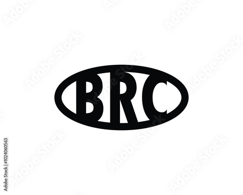 BRC logo design vector template. BRC