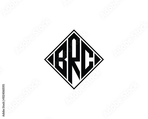 BRC logo design vector template. BRC