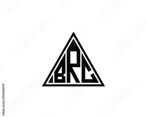 BRC logo design vector template. BRC