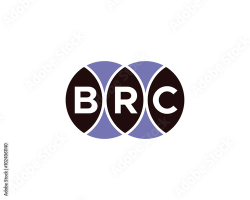 BRC logo design vector template. BRC