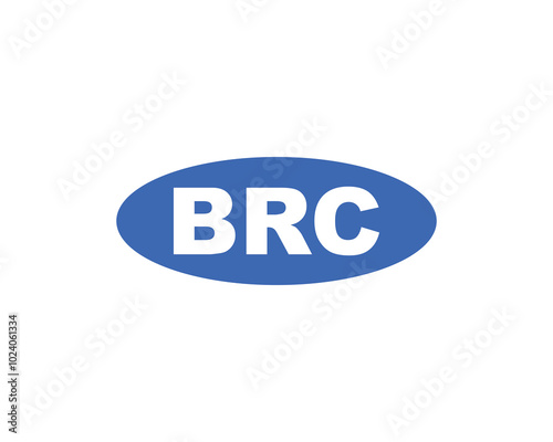 BRC logo design vector template. BRC