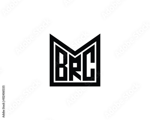 BRC logo design vector template. BRC