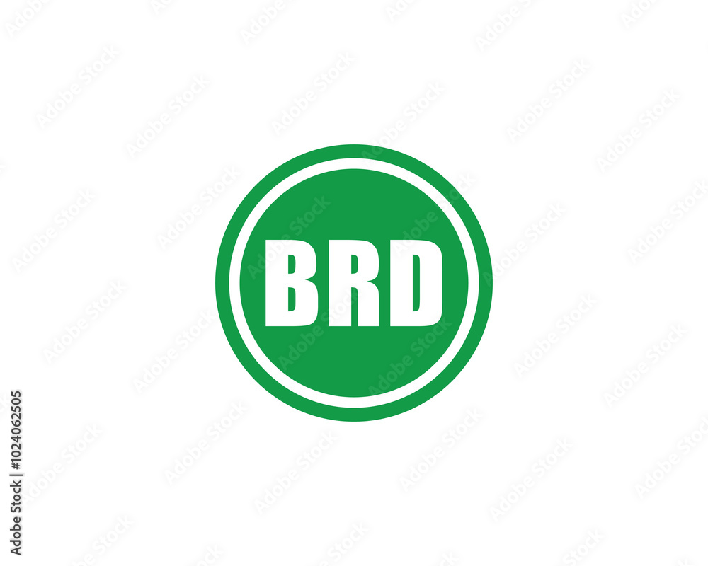 BRD logo design vector template. BRD BRD logo design vector template. BRD