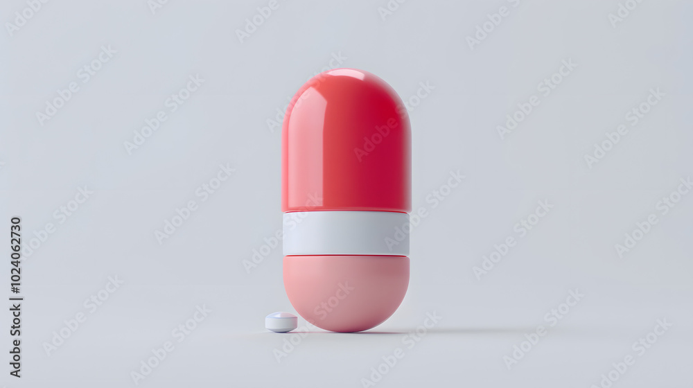 Pill Icon medical and doctor 3D Pill Icon medical and doctor 3D