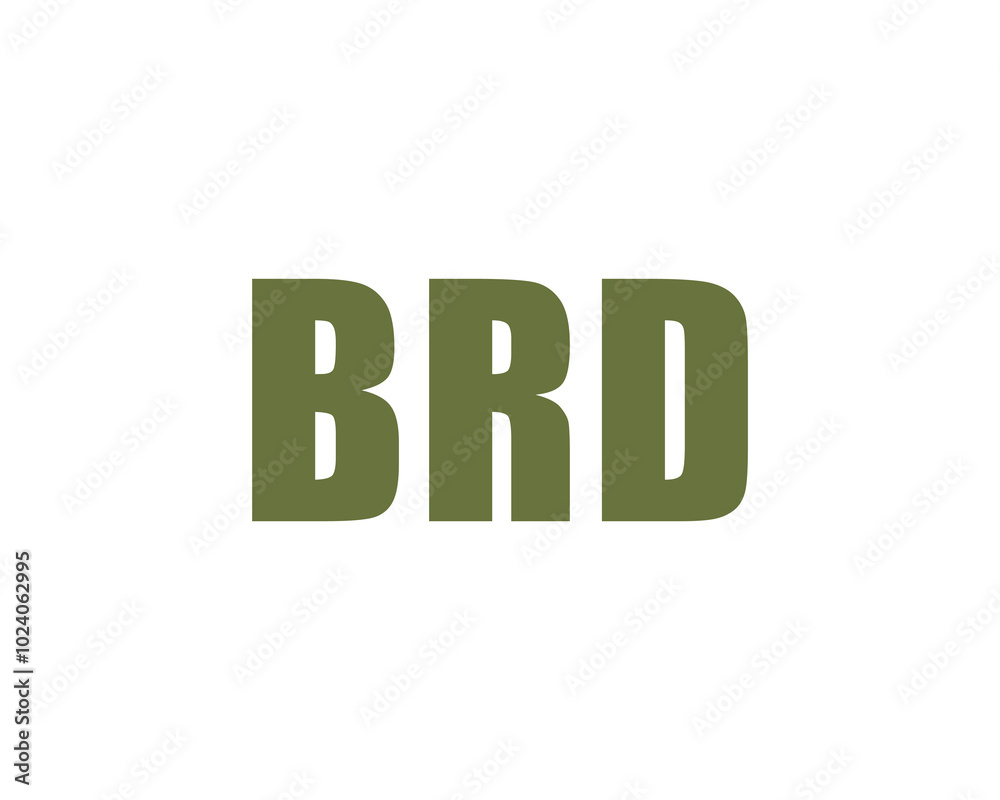 BRD logo design vector template. BRD BRD logo design vector template. BRD
