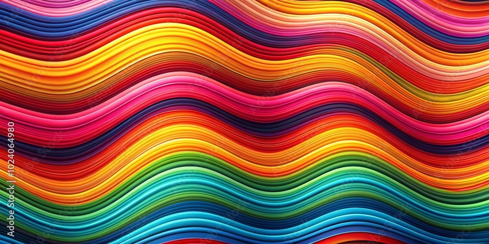 Abstract Wave Striped Lines Pattern Vector Background for Modern Design and Creative Projects in Vibrant Colors and Abstract Wave Striped Lines Pattern Vector Background for Modern Design and Creative Projects in Vibrant Colors and