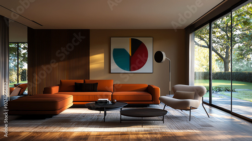 A home that blends Art Deco and vintage styles with geometric patterns and oldfashioned decor