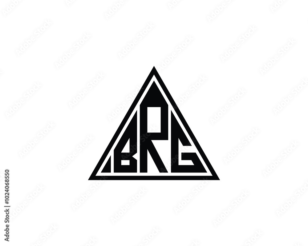BRG logo design vector template. BRG BRG logo design vector template. BRG