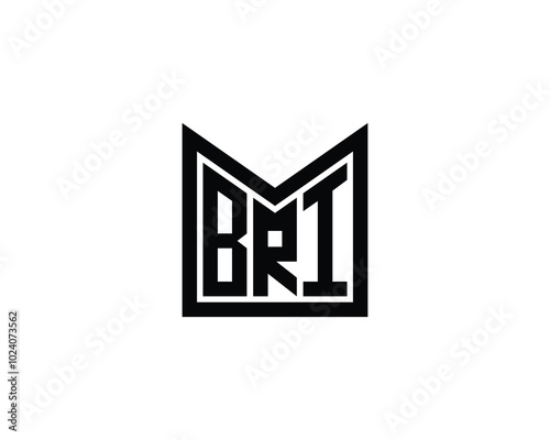 BRI logo design vector template. BRI