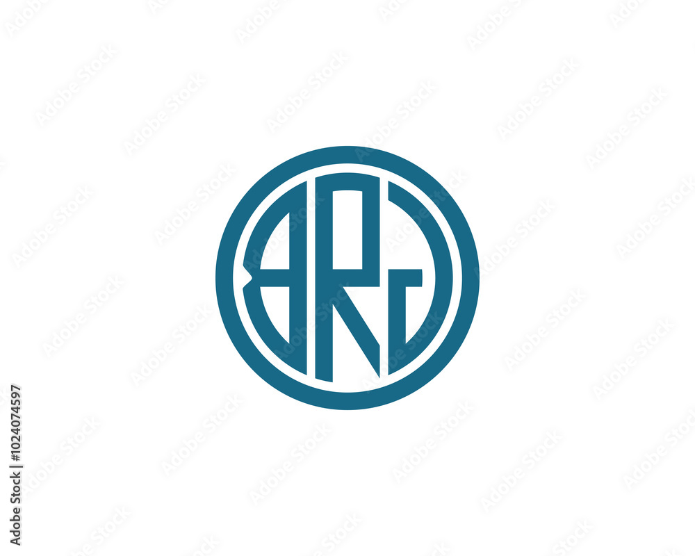 BRJ logo design vector template. BRJ BRJ logo design vector template. BRJ