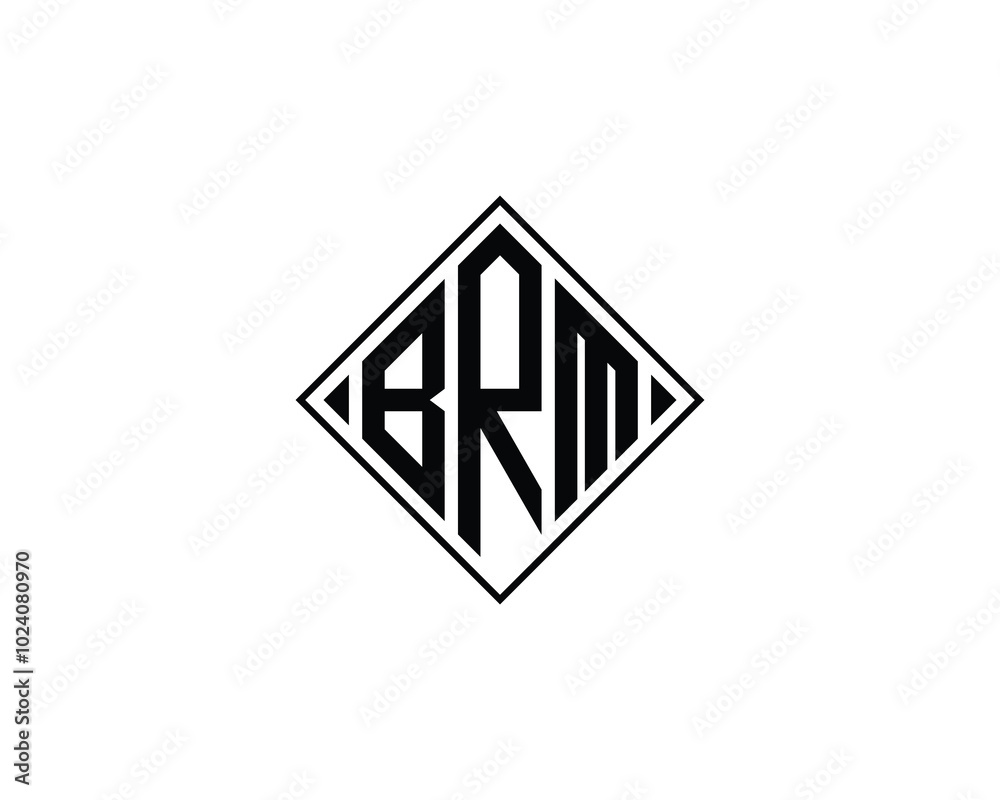 BRM logo design vector template. BRM BRM logo design vector template. BRM