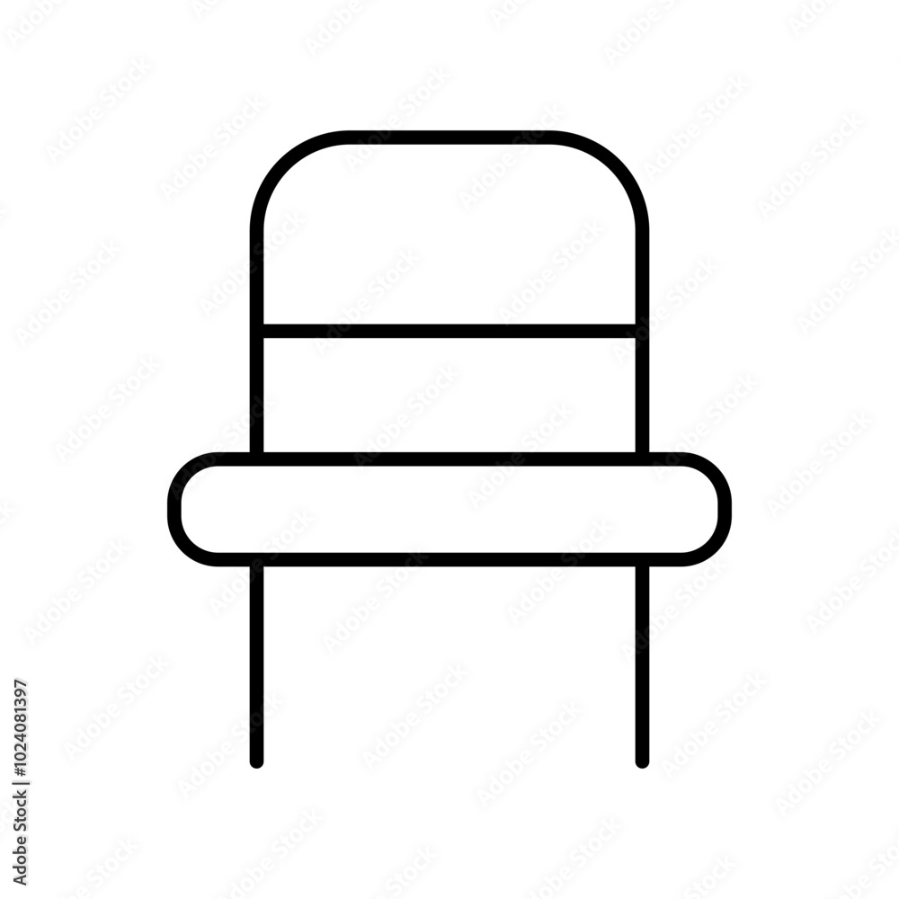 chair line icon chair line icon