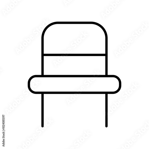 chair line icon