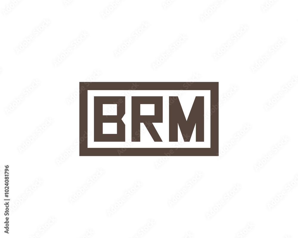 BRM logo design vector template. BRM BRM logo design vector template. BRM