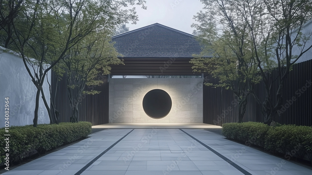 Fototapeta premium gazebo in the garden