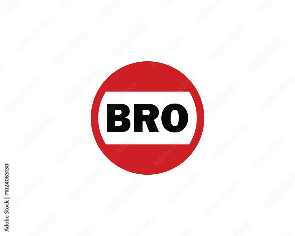 BRO logo design vector template. BRO BRO logo design vector template. BRO