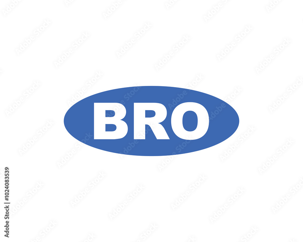 BRO logo design vector template. BRO BRO logo design vector template. BRO