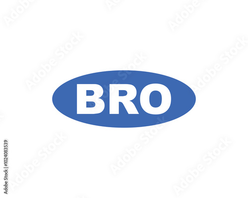 BRO logo design vector template. BRO