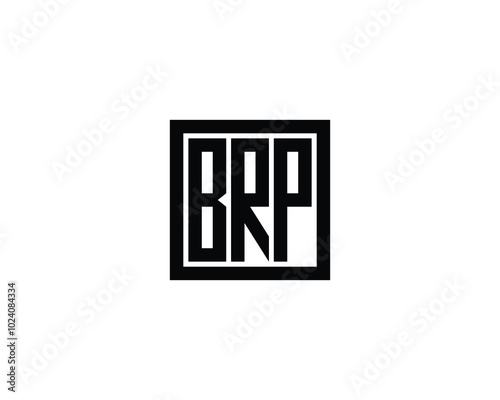 BRP logo design vector template. BRP