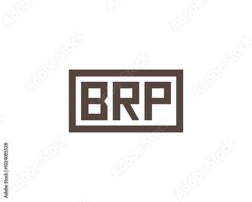 BRP logo design vector template. BRP