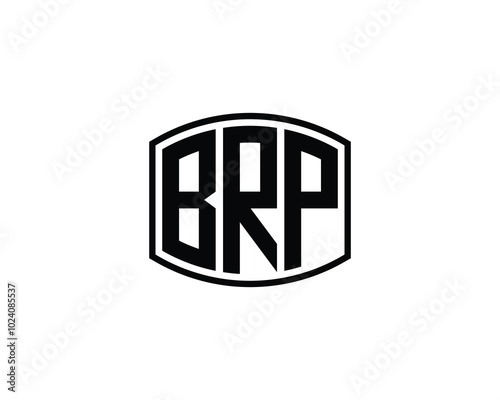 BRP logo design vector template. BRP