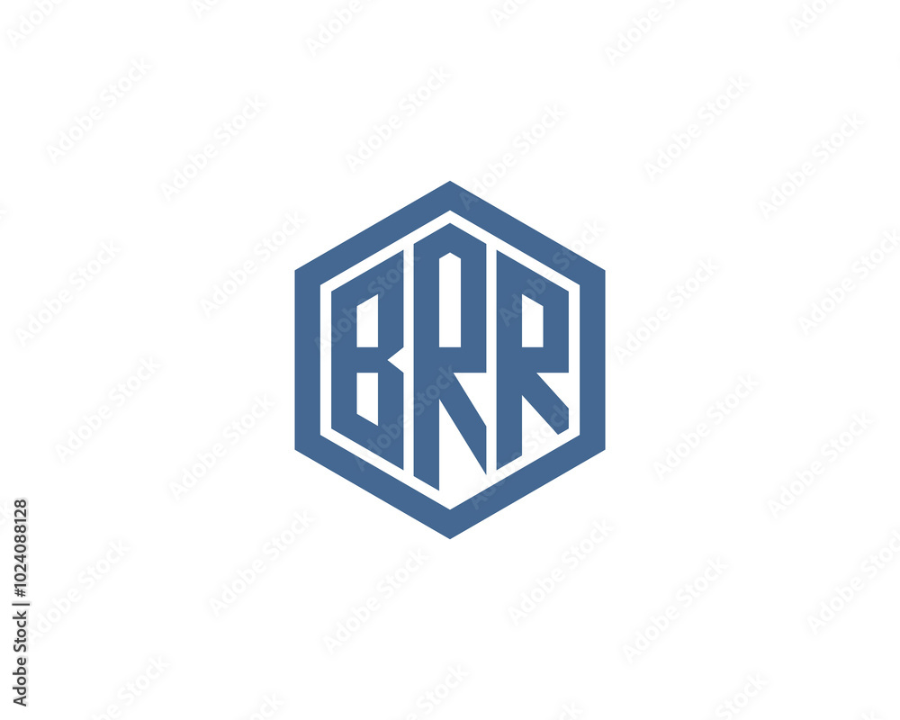 BRR logo design vector template. BRR BRR logo design vector template. BRR