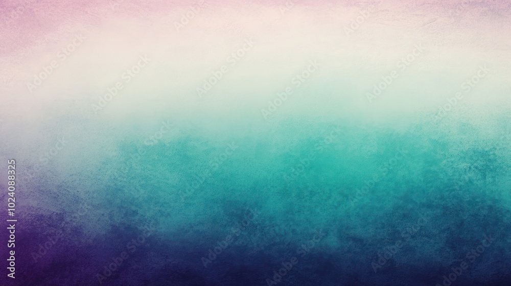Fototapeta premium smooth gradient background transitioning from deep teal at the top to a soft lavender at the bottom,