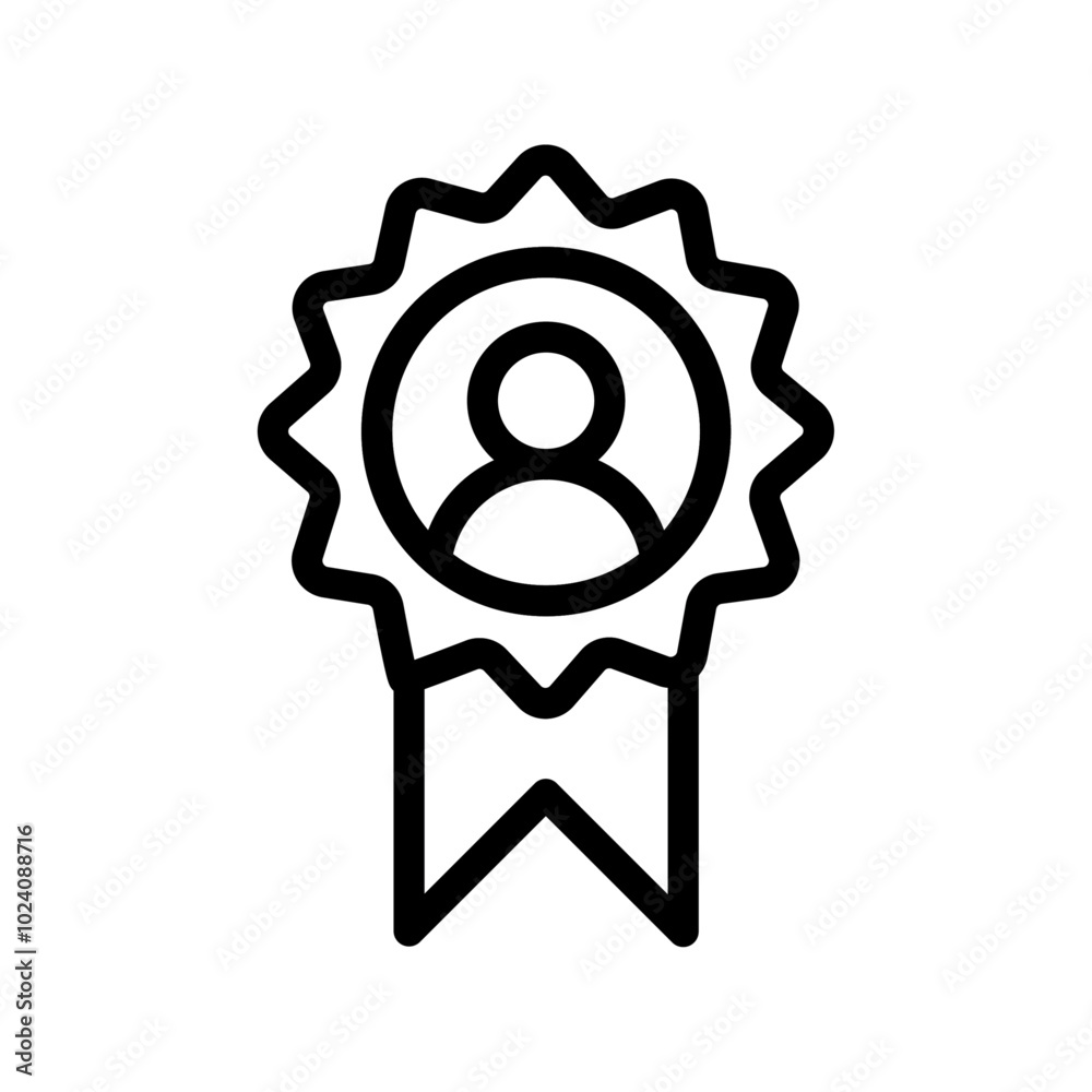 Ambassador icon Outline vector for web ui Ambassador icon Outline vector for web ui