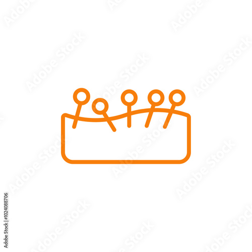 Acupuncture therapy icon Outline vector for web ui