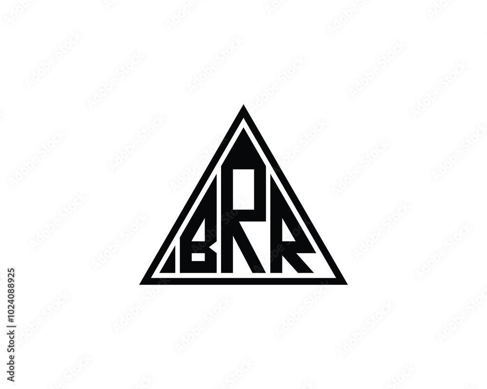 BRR logo design vector template. BRR BRR logo design vector template. BRR