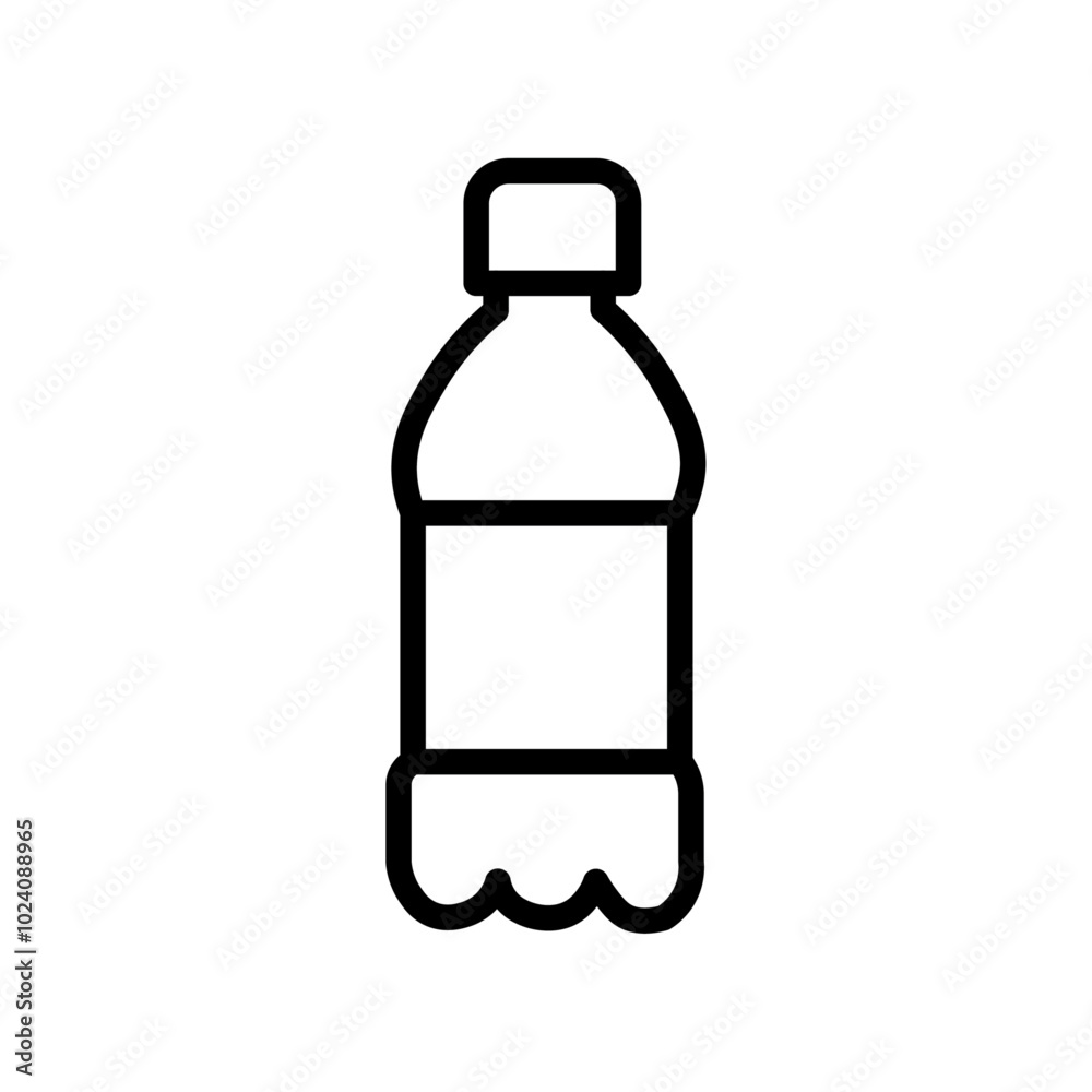 Bottle icon Outline vector for web ui Bottle icon Outline vector for web ui
