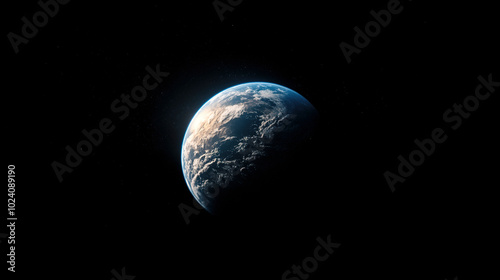 Fototapeta Naklejka Na Ścianę i Meble -  Blue business earth technology global communication background
