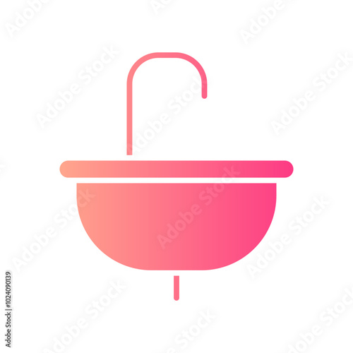 basin gradient icon