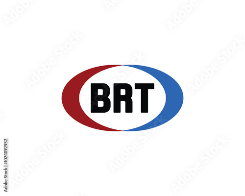 BRT Logo design vector template. BRT