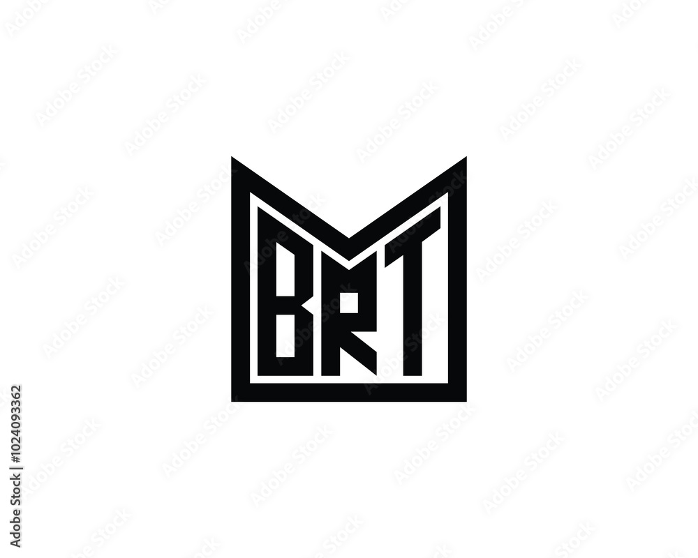 BRT Logo design vector template. BRT BRT Logo design vector template. BRT