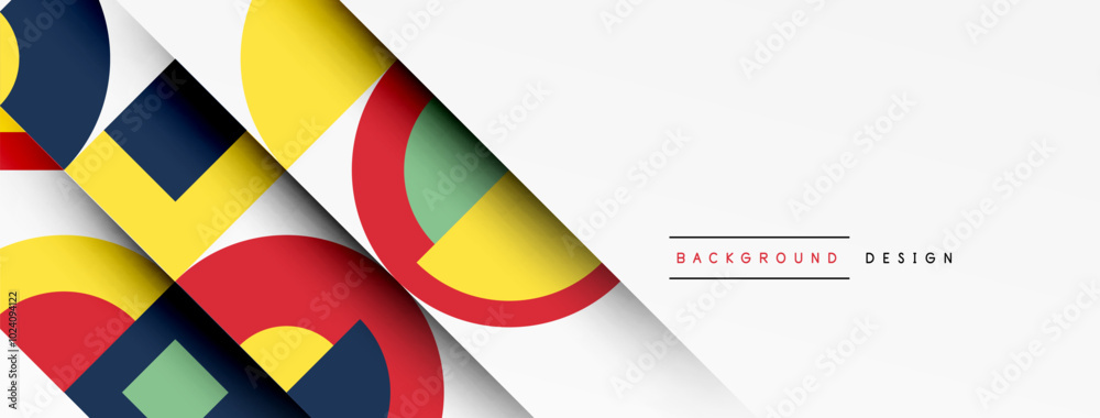 Modern geometrical abstract background - circles. Business or technology presentation design Modern geometrical abstract background - circles. Business or technology presentation design