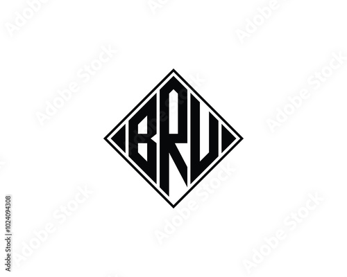 Free Download BRU logo design vector template. BRU - GFXLoad