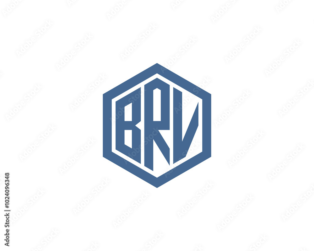 BRV logo design vector template. BRV BRV logo design vector template. BRV