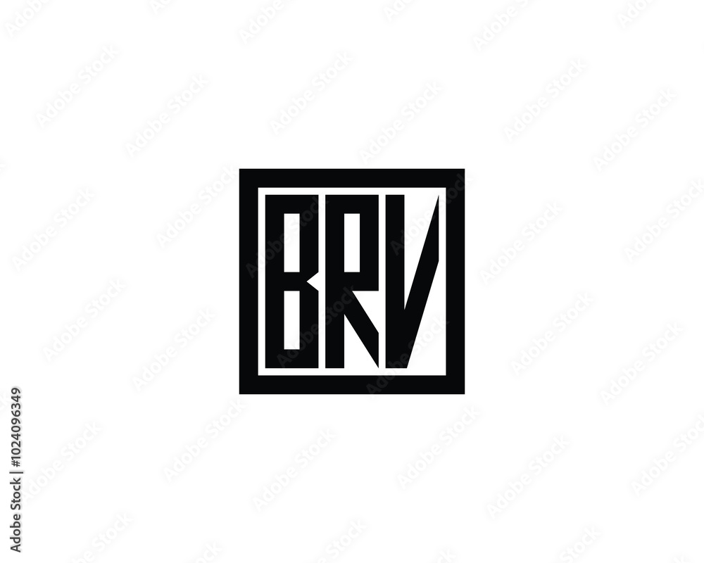 BRV logo design vector template. BRV BRV logo design vector template. BRV