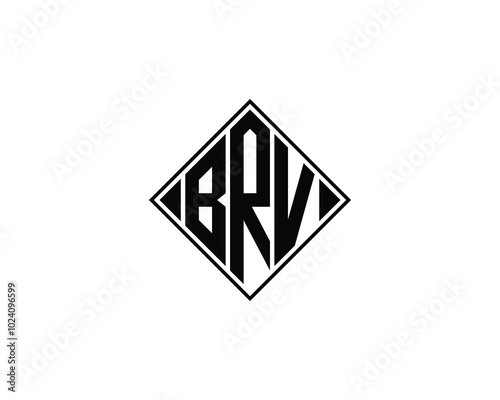 Free Download BRV logo design vector template. BRV - GFXLoad