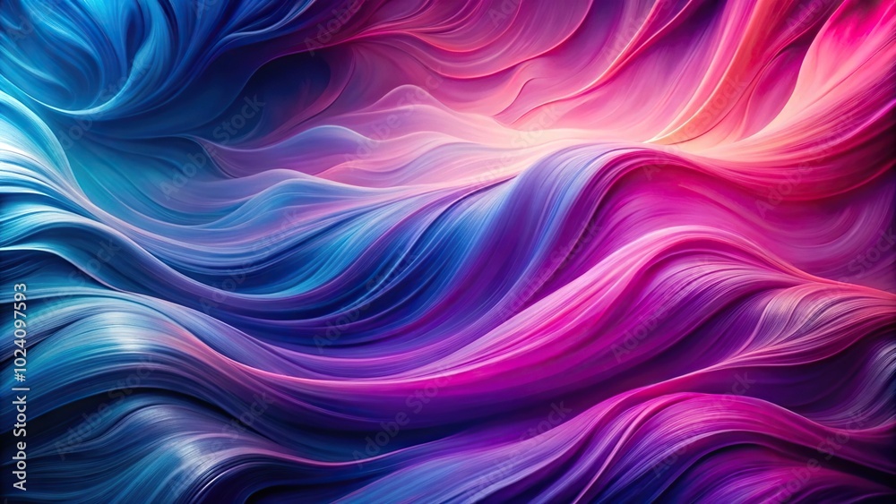 Intense abstract flow in shades of purple pink and blue Intense abstract flow in shades of purple pink and blue